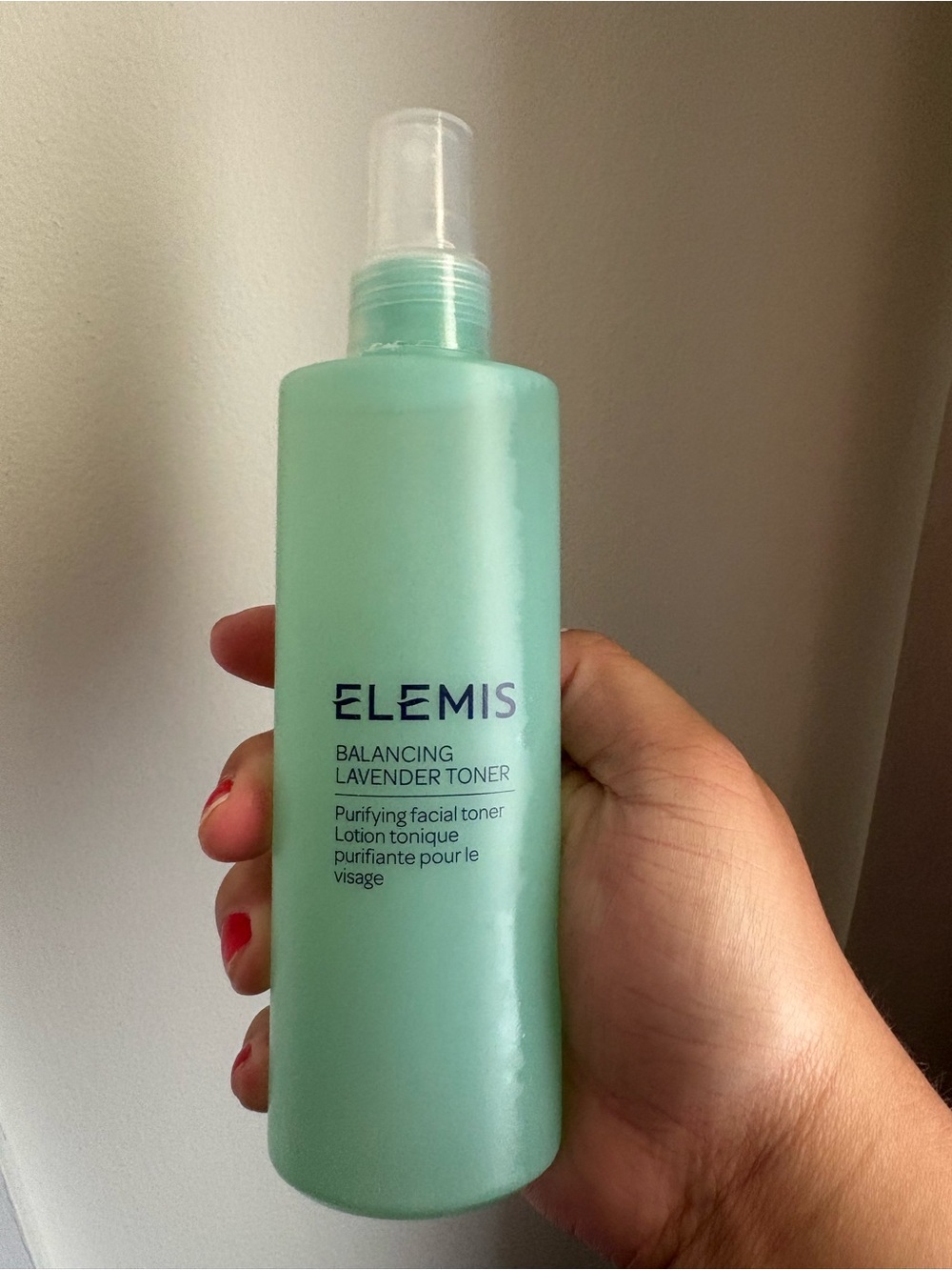 ELEMIS Balancing Lavender Toner in Mint Green Bottle
